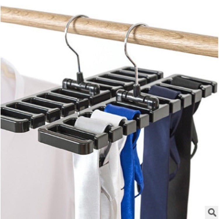 Belt Hanger Scarf Tie Rack Holder For Wardrobe Closet Storage Organizer, Size: Small Pink