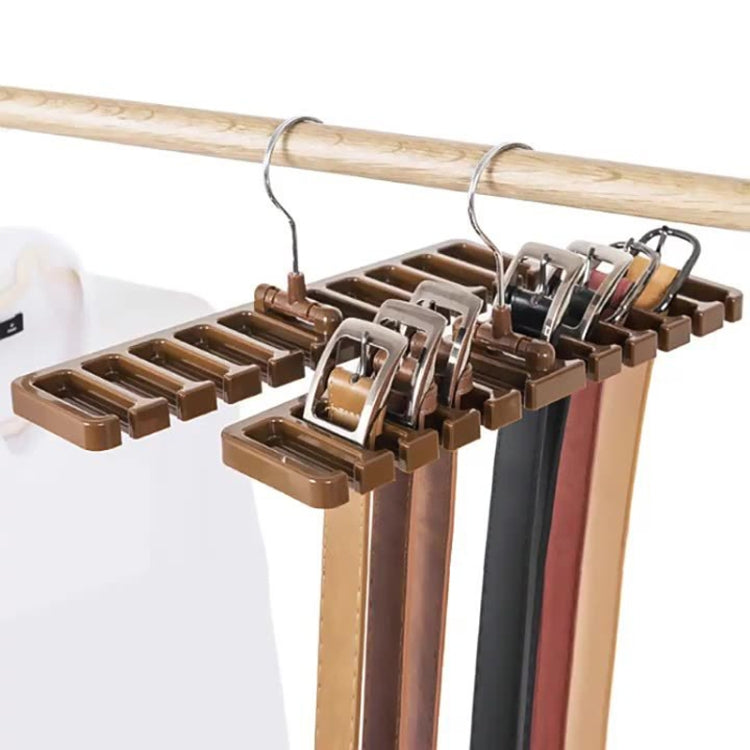 Belt Hanger Scarf Tie Rack Holder For Wardrobe Closet Storage Organizer, Size: Small Pink