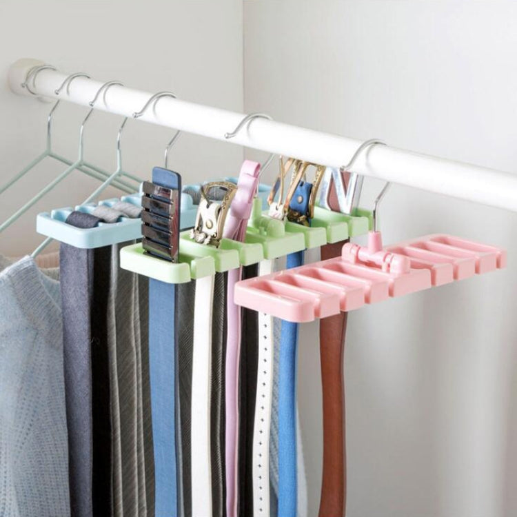 Belt Hanger Scarf Tie Rack Holder For Wardrobe Closet Storage Organizer, Size: Large Coffee