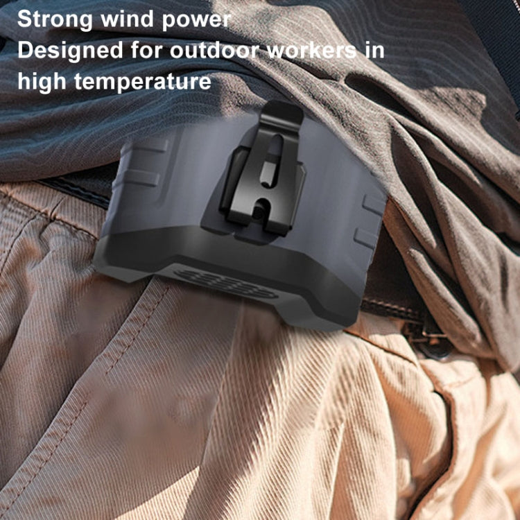 10000mAh Portable Hanging Waist Outdoor USB Fan High Wind Power Mini Fan