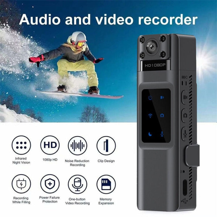 WIFI HD Night Vision Chest-Worn Work Recorder Cycling Camera, Model: L13+32G TF Card