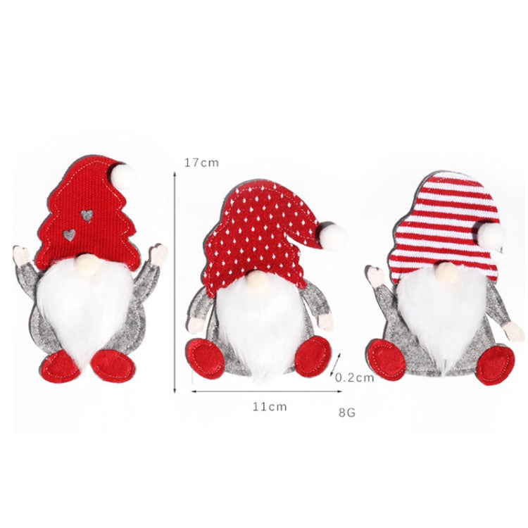 B Style Cartoon Faceless Doll Knife Fork Cover Christmas Decorations