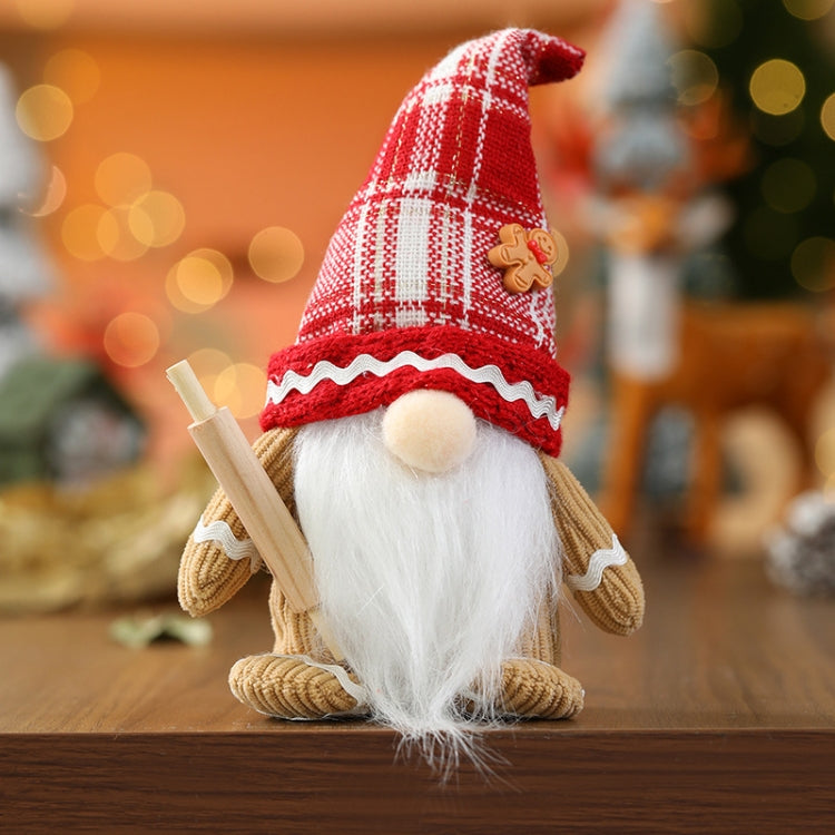 Christmas Faceless Old Man Ornament Cartoon Doll Window Decoration Decorations - Male