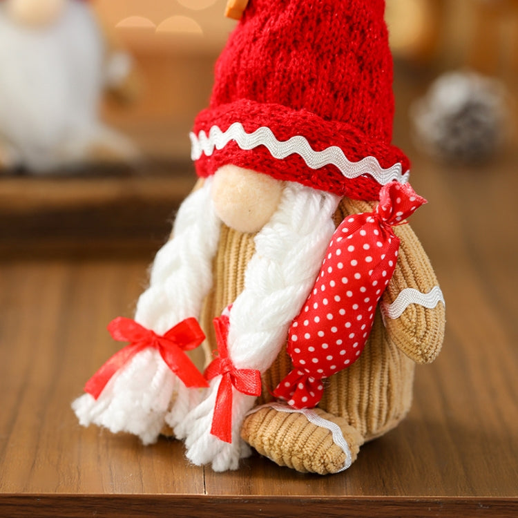 Christmas Faceless Old Man Ornament Cartoon Doll Window Decoration Decorations - Male