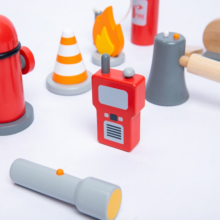 Children Simulation Fireman Set Role Play Educational Toy Firefighting Tools Scenario Cosplay Toy
