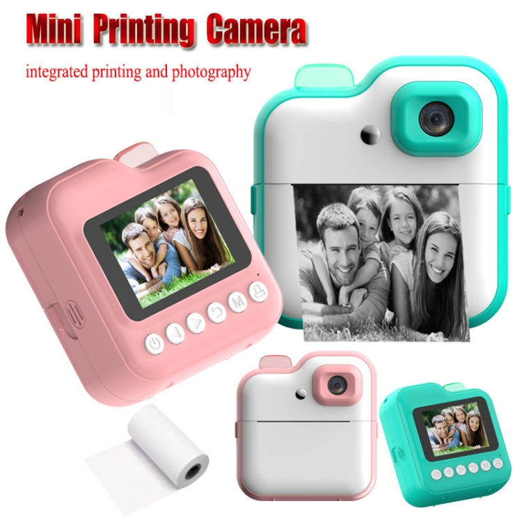 Mini Children High-Definition Printing Digital Camera, Color: Pink+64G TF Card