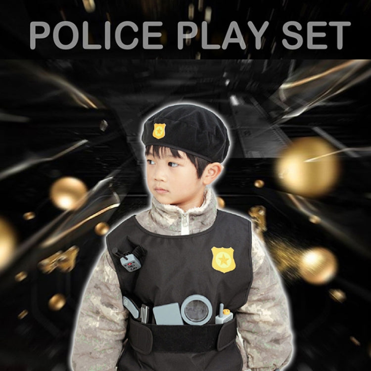 Children Wooden Simulation Police Toolkit Role Play Pretend Play Toy