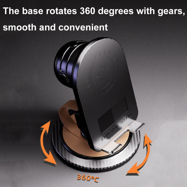 Portable Induction Bluetooth Speaker Rotating Mobile Phone Tablet Stand, Spec: Standard
