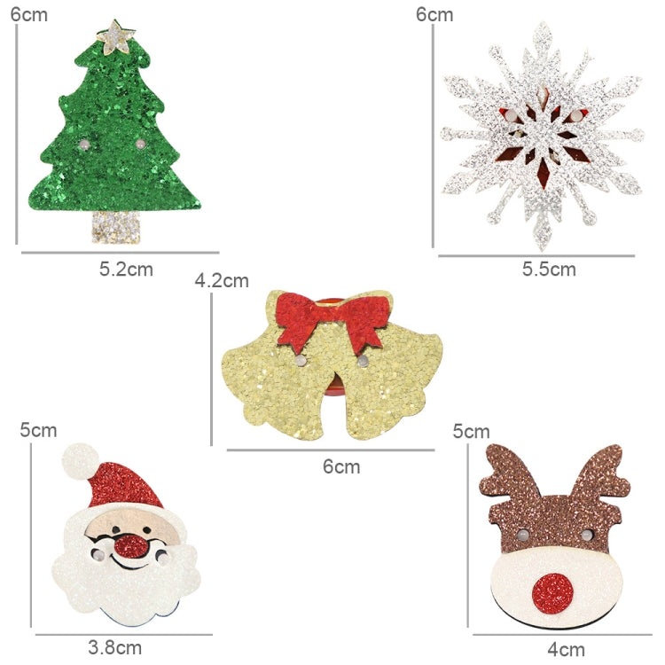 Cartoon Luminous Brooch Decoration Christmas Children and Adult Dress-up Props