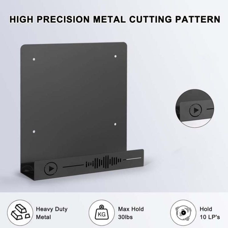 YH011-2 Vinyl Record Storage Wall Mounted Display Rack