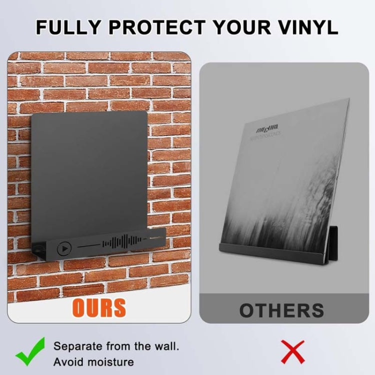 YH011-1 Vinyl Record Storage Wall Mounted Display Rack