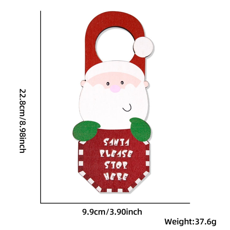 Christmas Door Handle Pendants Holiday Party Door Decoration
