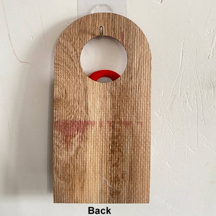 Christmas Cartoon Door Handle Wooden Plaque Hanging Decoration