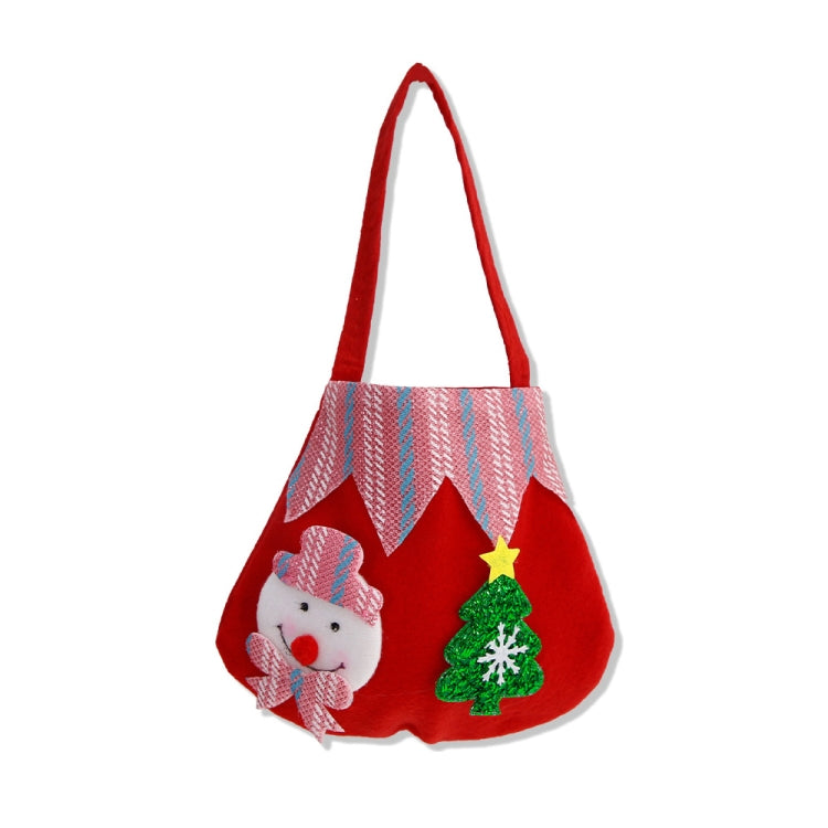 Christmas Children Gift Velvet Handbag Christmas Eve Candy Apple Bag
