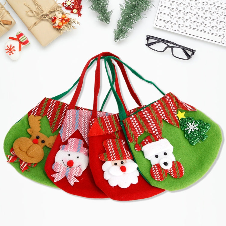 Christmas Children Gift Velvet Handbag Christmas Eve Candy Apple Bag