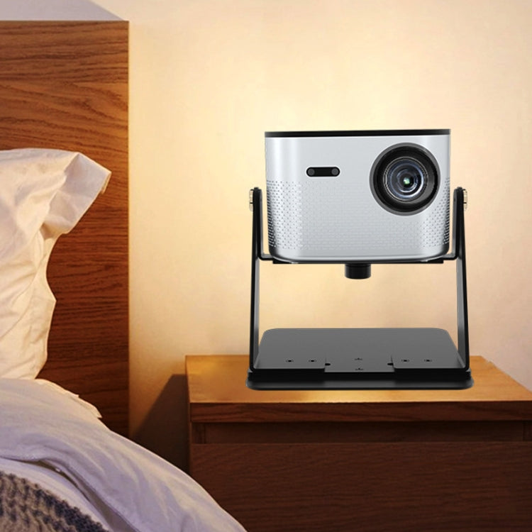 Punch-free Desktop Metal Adjustable Projector Stand - Black