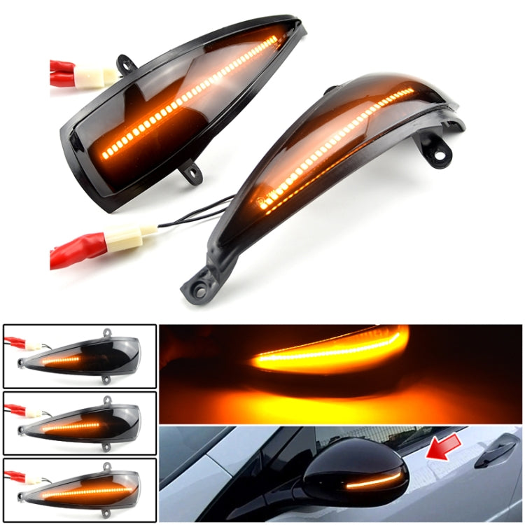 1pair For Honda Civic 8th Rearview Mirror Turn Signal Indicator Lights - Single Yellow Light Running