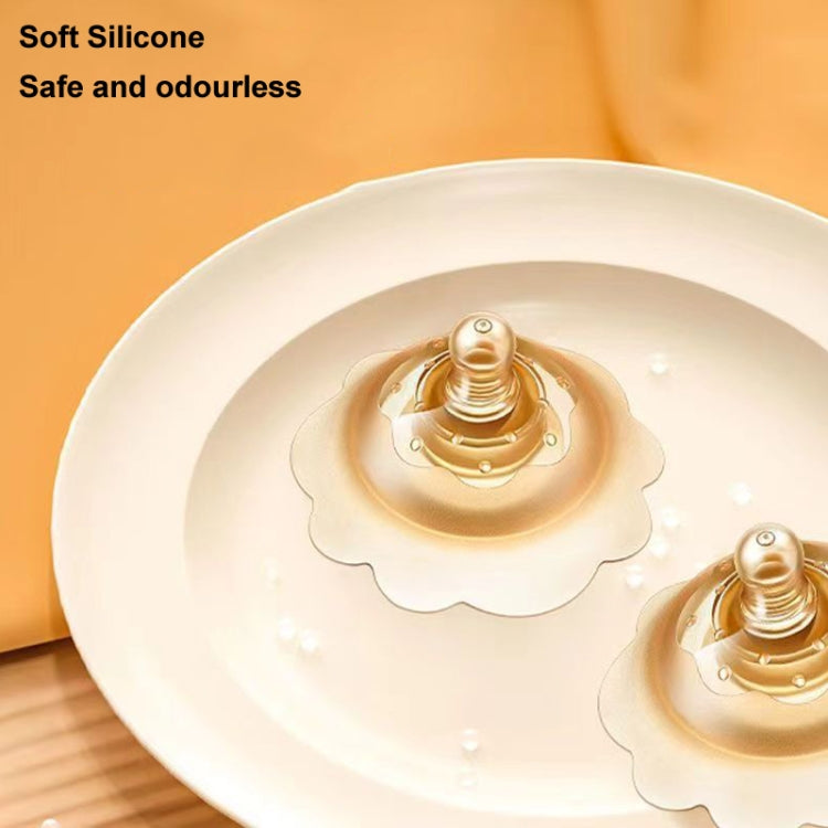 Nipple Protector Nursing Nipple Stickers Anti-bite Pacifier Cover, Color: Single Nipple Sticker Nano Color+Storage Case