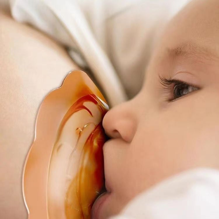 Nipple Protector Nursing Nipple Stickers Anti-bite Pacifier Cover, Color: Single Nipple Sticker Nano Color