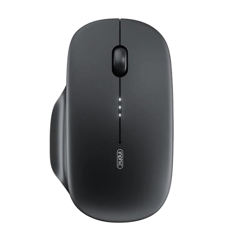 Inphic M1 2nd Generation Wireless Mice Rechargeable Mute Business Office Home Laptop Mouse, Color: Tri-mode Black