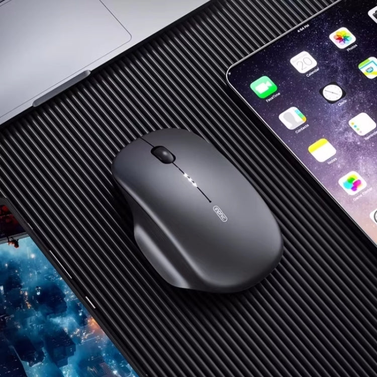Inphic M1 2nd Generation Wireless Mice Rechargeable Mute Business Office Home Laptop Mouse, Color: Tri-mode White