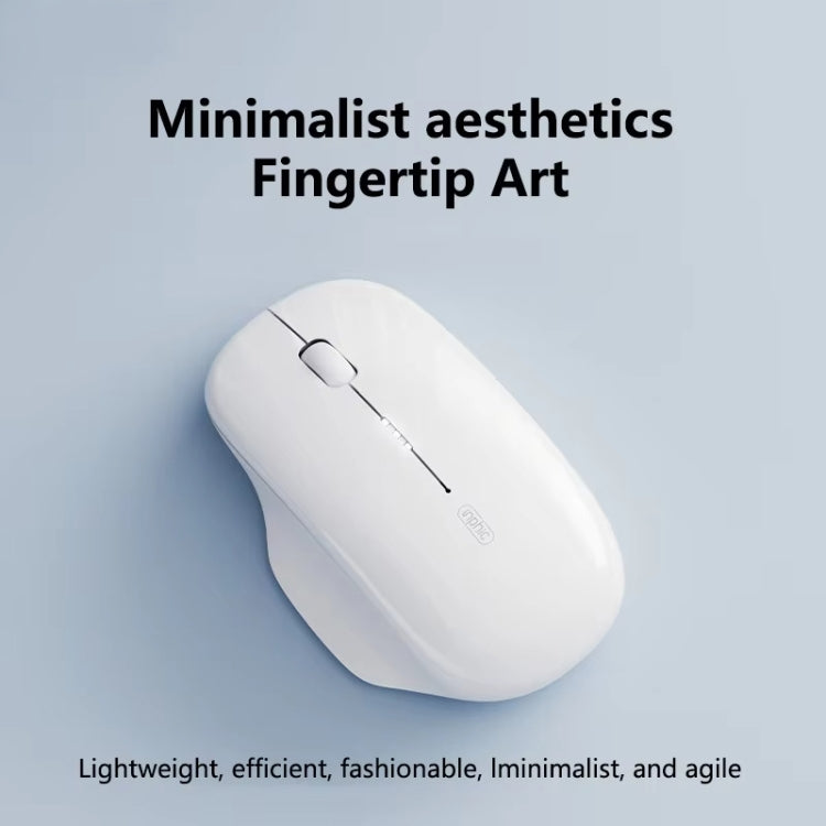 Inphic M1 2nd Generation Wireless Mice Rechargeable Mute Business Office Home Laptop Mouse, Color: 2.4G Silver