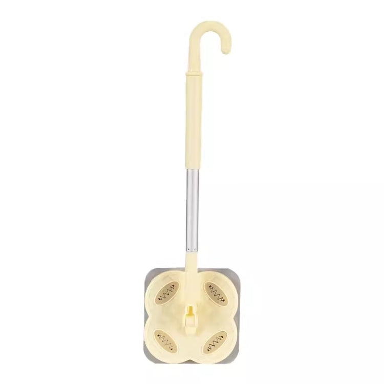 Electrostatic Dust Removal Paper Facial Towel Special Mop Cleaning Tool, Spec: 1-section Pole Cream White