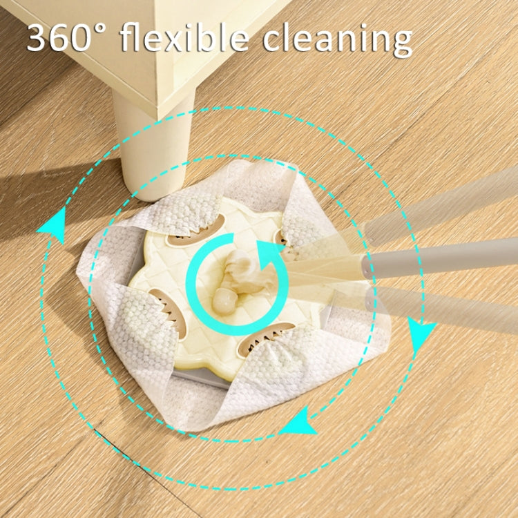 Electrostatic Dust Removal Paper Facial Towel Special Mop Cleaning Tool, Spec: 1-section Pole Green