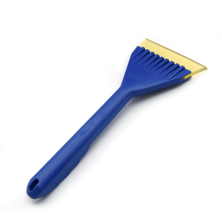5 in 1 Car Soft Rubber Long-handled De-icing Shovel - Blue