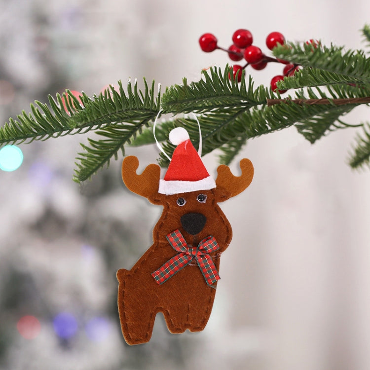 Non-woven Christmas Decorations Christmas Tree Pendants, Spec: Elk