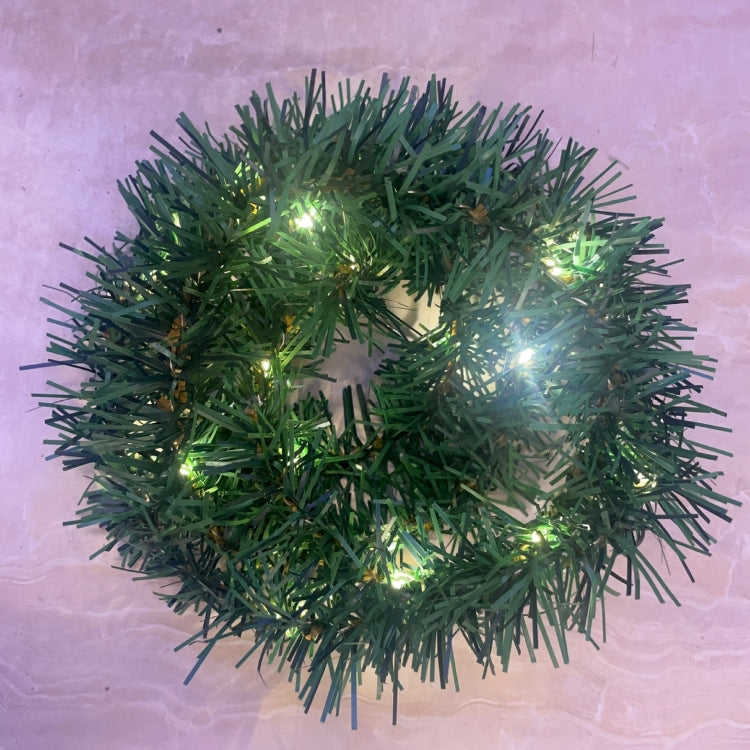 2m 20 Lights Electronic Christmas Rattan Lights DIY Wall Christmas Tree Festive Ambience Decoration Lights - Warm Light