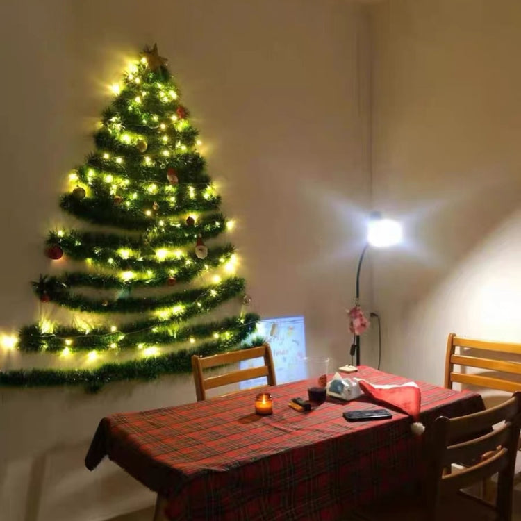2m 20 Lights Electronic Christmas Rattan Lights DIY Wall Christmas Tree Festive Ambience Decoration Lights - Warm Light