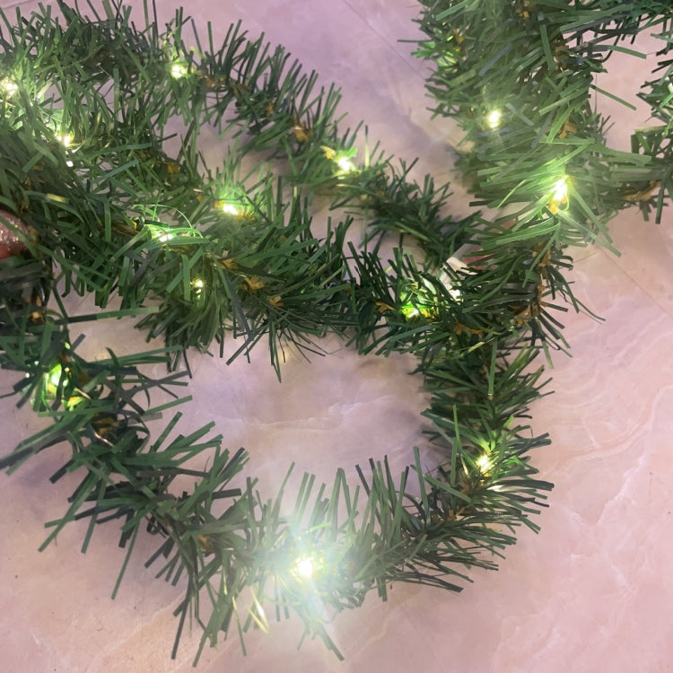 5m 50 Lights Battery Christmas Rattan Lights DIY Wall Christmas Tree Festive Ambience Decoration Lights - Warm Light