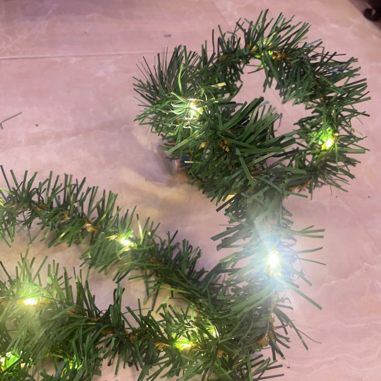 3m 30 Lights Battery Christmas Rattan Lights DIY Wall Christmas Tree Festive Ambience Decoration Lights - Warm Light