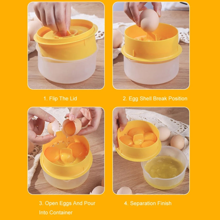 Large Capacity Egg White Egg Yolk Separator with Storage Box Bakeware Kitchen Tools