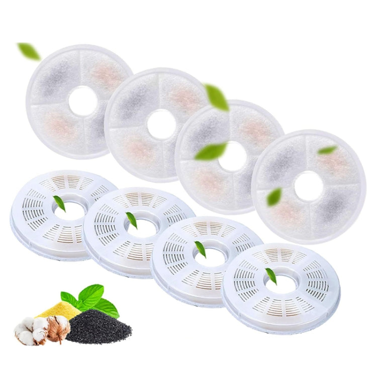 8pcs /Box For Catit Pet Water Fountain Replacement Filters Cat Water Dispenser Filters