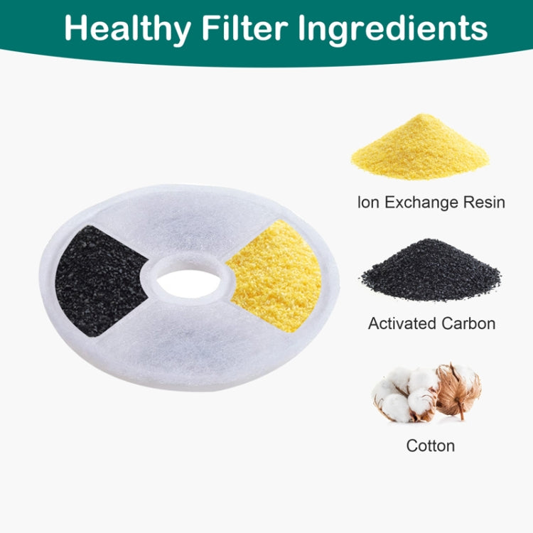 6pcs /Box For Catit Pet Water Fountain Replacement Filters Cat Water Dispenser Filters