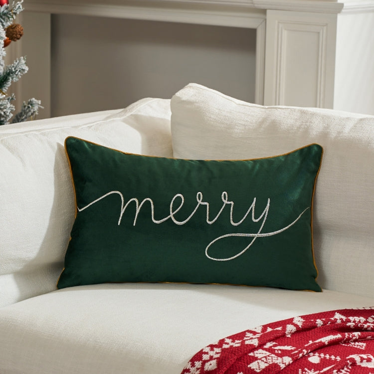 30x50cm Christmas Pillowcase Holiday Decorative Cushion Cover, Pillow Core Not Included