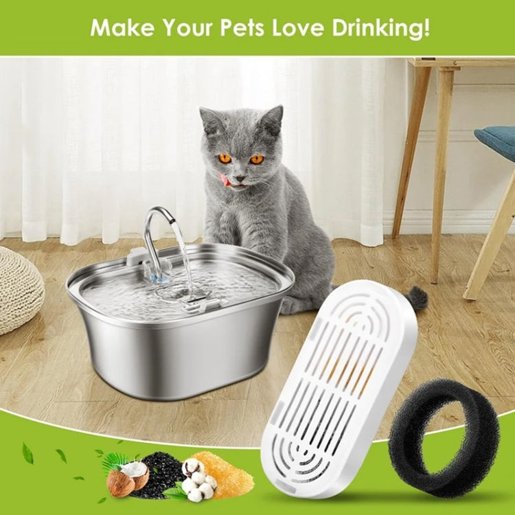 9+9pcs /Box Pet Water Fountain Replacement Filters Dog And Cat Drinking Water Filter Cartridges With Pre-Filter Sponges