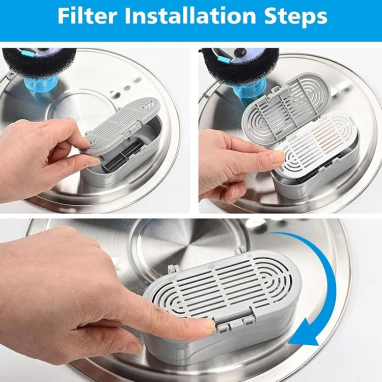 9+9pcs /Box Pet Water Fountain Replacement Filters Dog And Cat Drinking Water Filter Cartridges With Pre-Filter Sponges