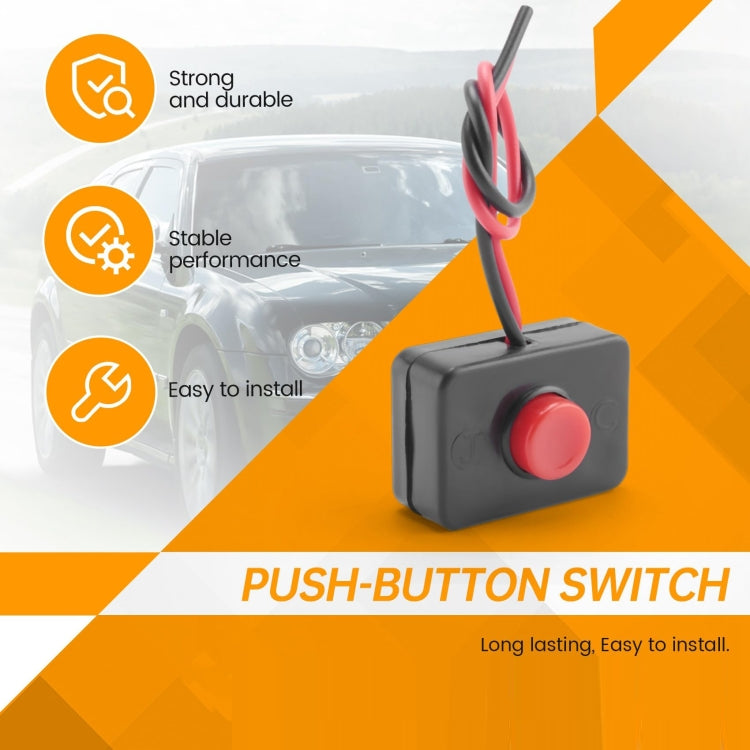 4pcs Car Circuit Wire Horn Small Switch Button - 1305