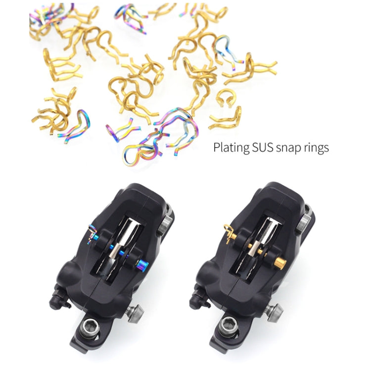 Mountain Road Bicycle Titanium Alloy Clip Pad Latch With Retaining Spring, Color: Pin + Circlip Titanium