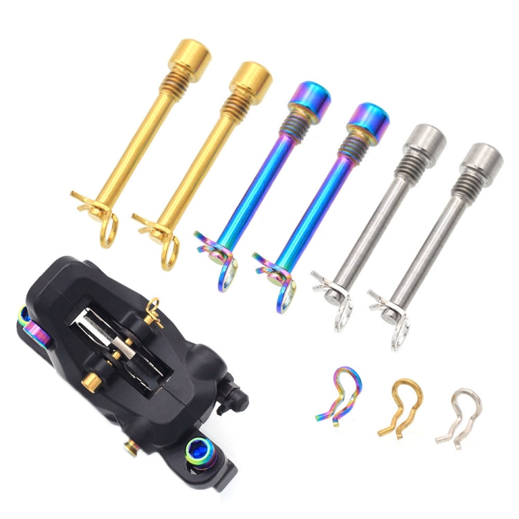 Mountain Road Bicycle Titanium Alloy Retaining Spring, Color: Steel Circlip Titanium