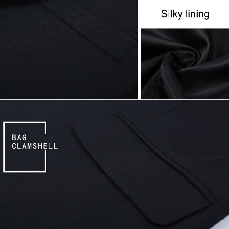 3pcs /Set Men Formal Business Suit Blazers Wedding Dress Groom Group Suits, Size: XXL
