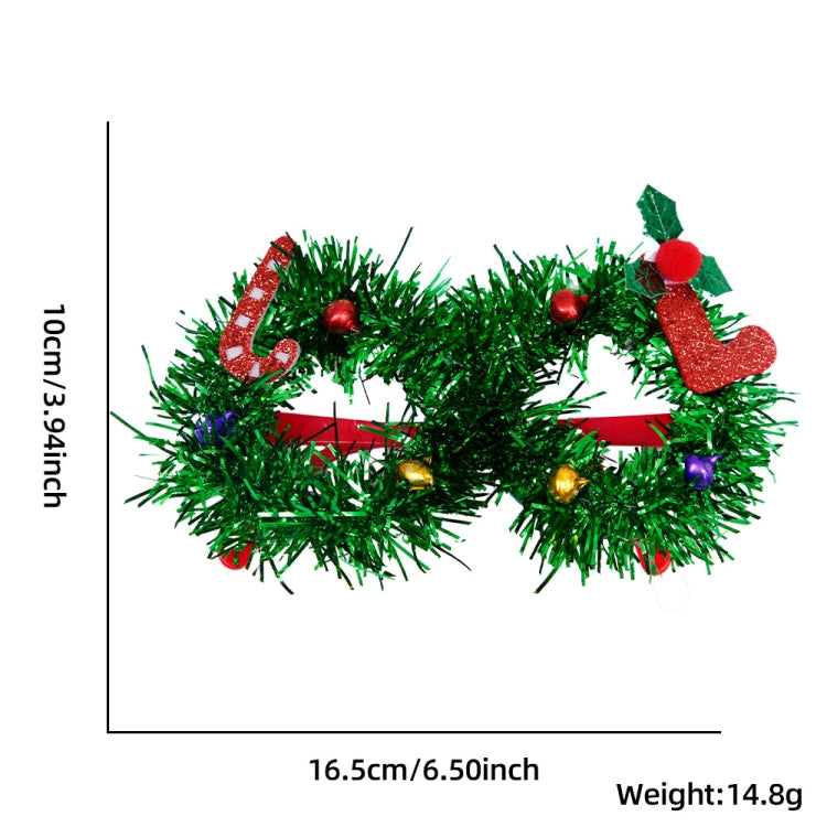 Christmas Decoration Glasses Masquerade Dress-up Glasses