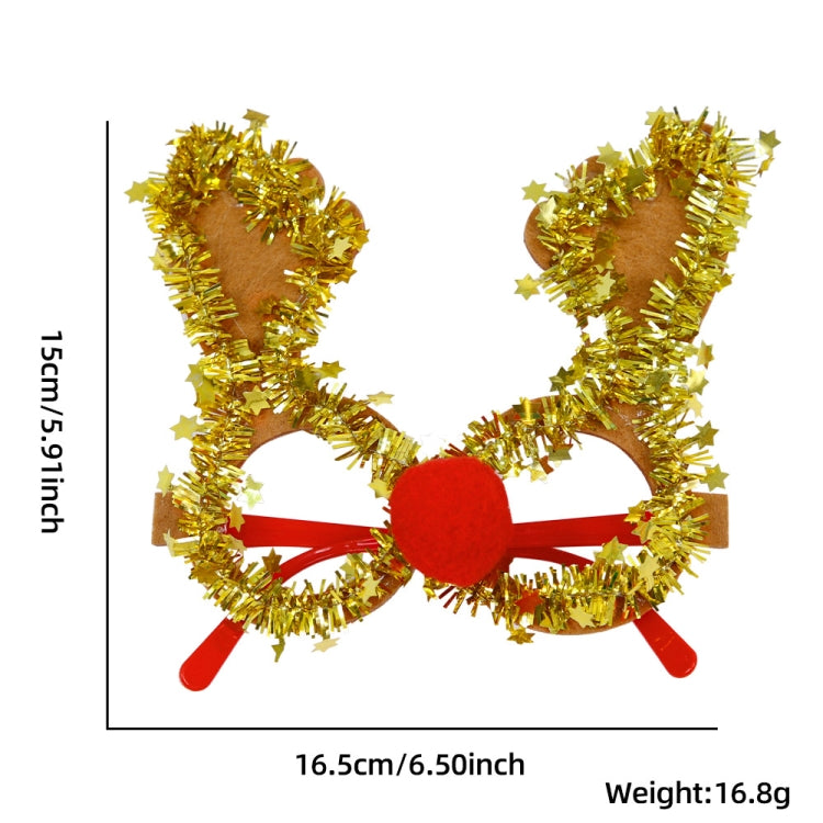 Christmas Decoration Glasses Masquerade Dress-up Glasses