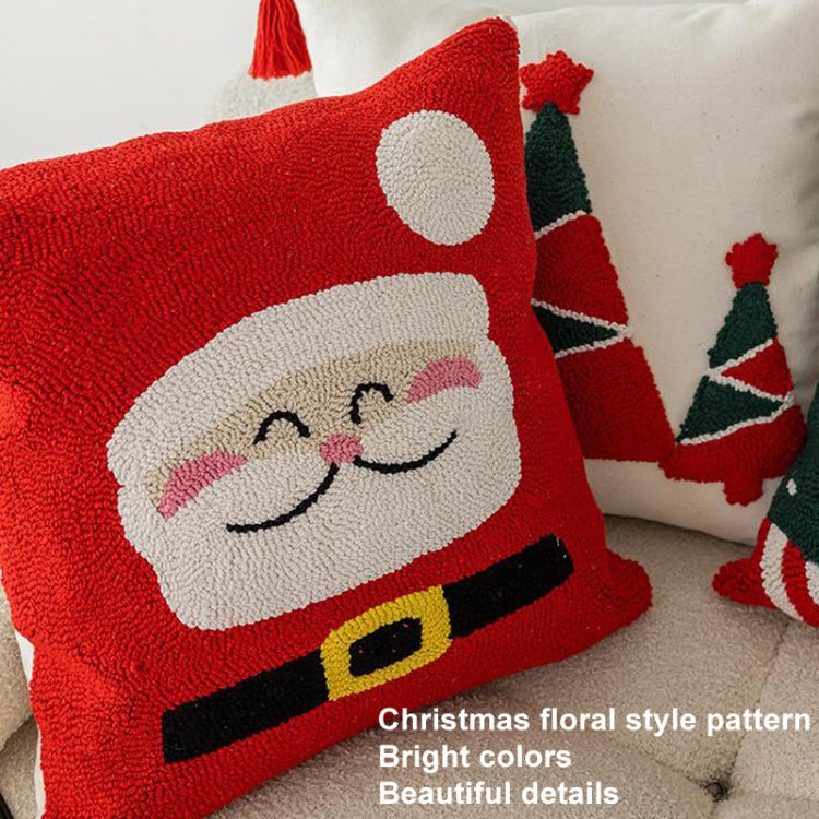 45x45cm Christmas Pillowcase Holiday Home Decoration Pillow Cover, Pillow Core Not Included, Style: Christmas Tree