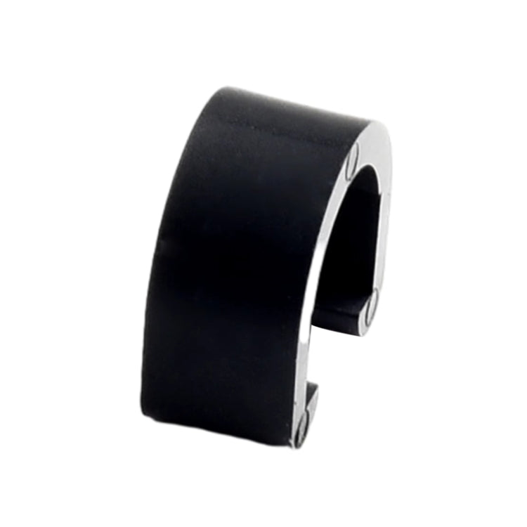50pcs Bicycle Brake Gearshift Cable Tube Fixing Plastic C-shaped Buckle - Black