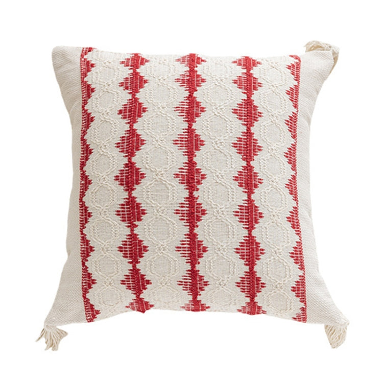45x45cm Christmas Jacquard Sofa Pillowcase Simple Recliner Pillow Cover, Pillow Core Not Included, Style: Christmas Tree Wave