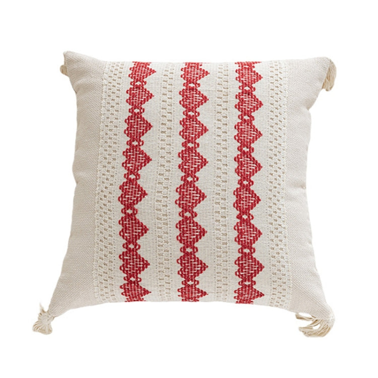 45x45cm Christmas Jacquard Sofa Pillowcase Simple Recliner Pillow Cover, Pillow Core Not Included, Style: Love Ring